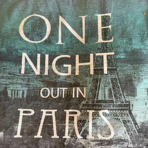 Style & Co Blue Gray Cap Sleeves Tshirt L # 1515 - Picture 6 of 12